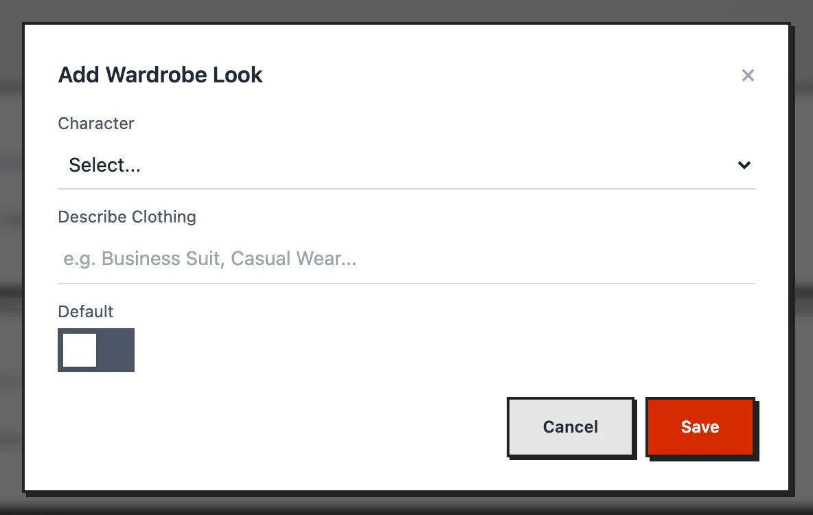 The form for a new wardrobe look